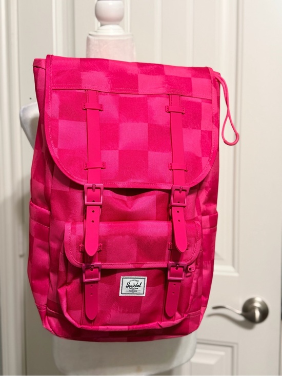 Herschel Supply Company Handbags - Herschel Supply Company Pink Checkered Backpack